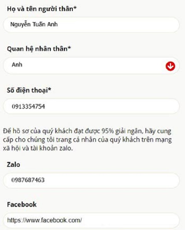 Vay VND: 13