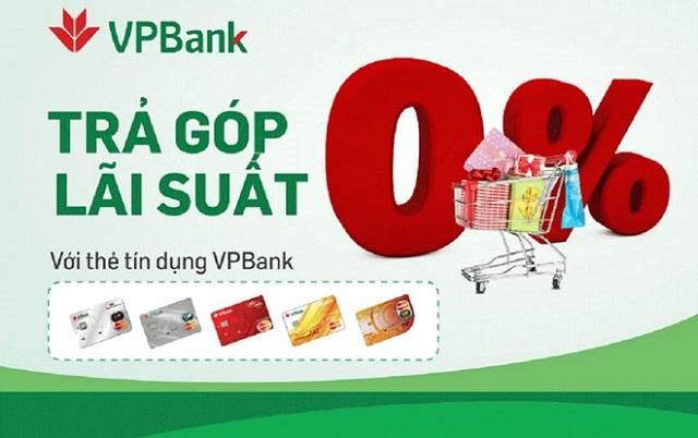 Mua trả góp bằng thẻ tín dụng VPBank: 1